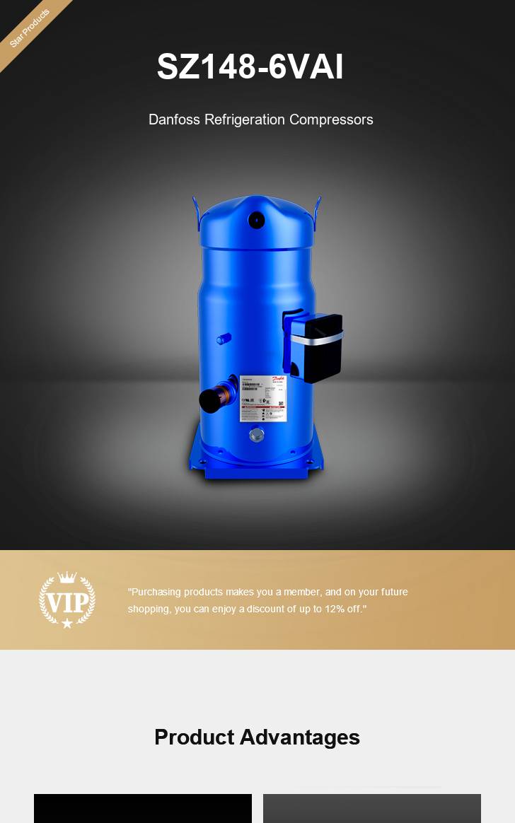 Danfoss Compressor SZ148-6VAI, technical parameters pdf, structure diagram